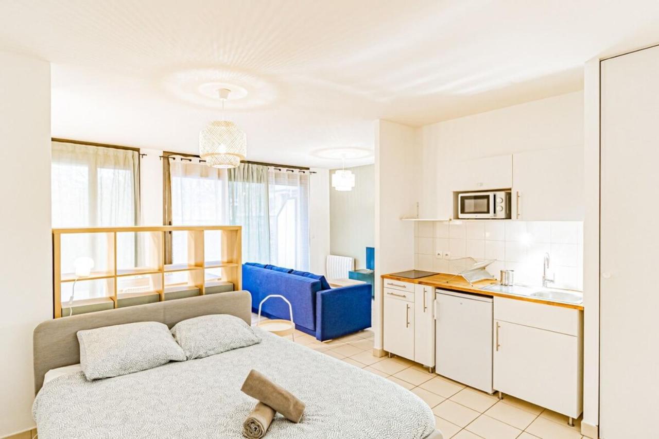 Le Petit Kaplan-Studio Cosy Avec Terrasse Lyon Buitenkant foto